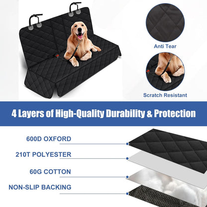 Premium Waterproof Dog Car Seat Cover