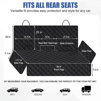 Premium Waterproof Dog Car Seat Cover