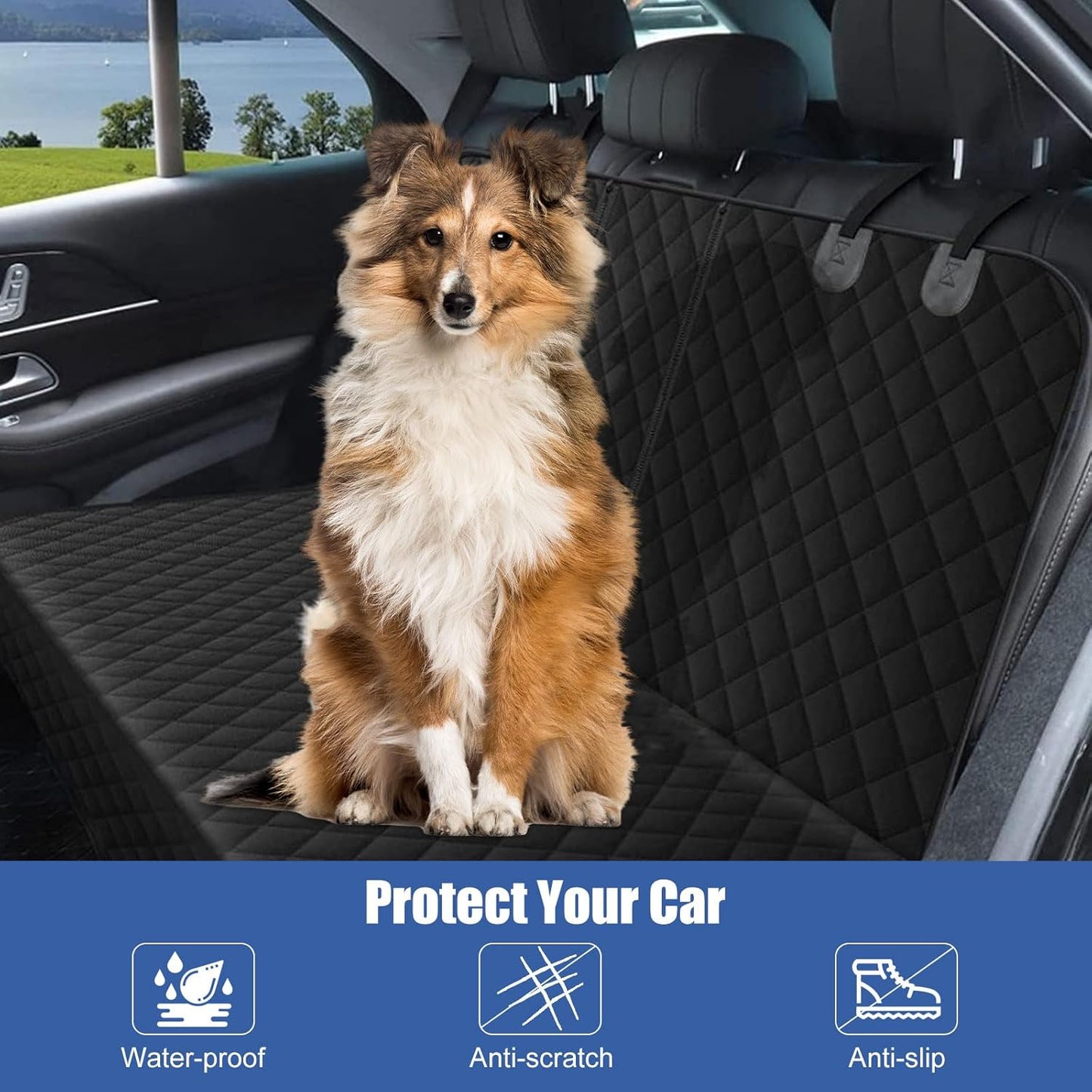 Premium Waterproof Dog Car Seat Cover