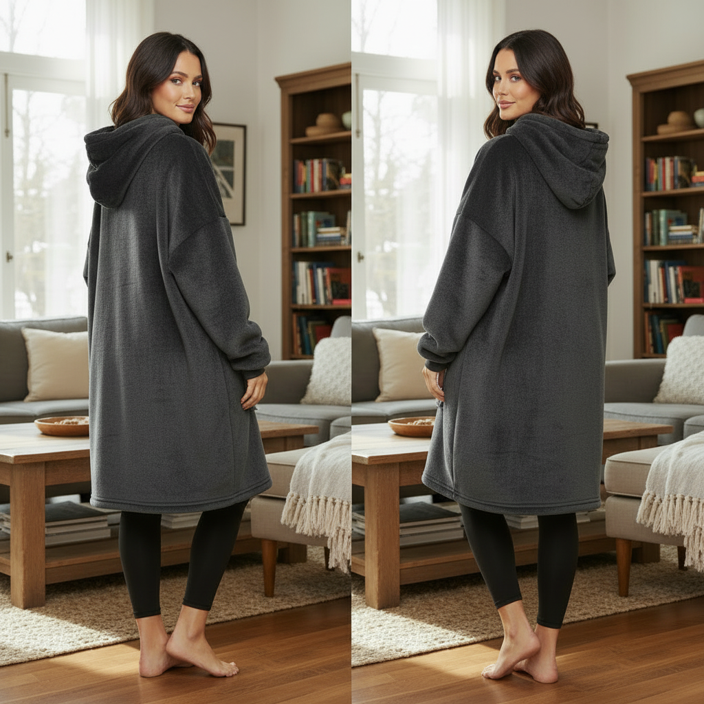 Single Image - Charcoal Blanket Hoodie